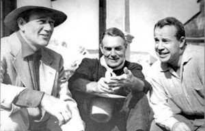 John Wayne Randolph Scott e il regista Boetticher