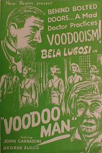 "Voodoo Man" poster