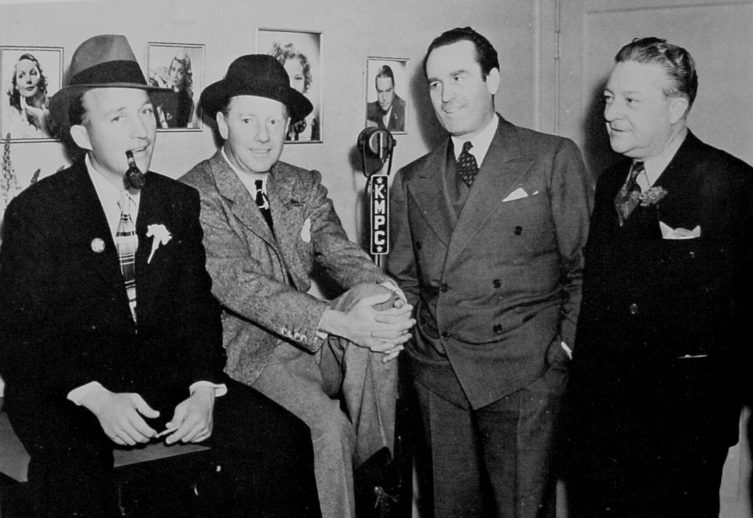 Bing Crosby, Freeman Gosden, Harold Lloyd, and Charles Correll