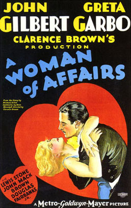 A Woman of Affairs, poster