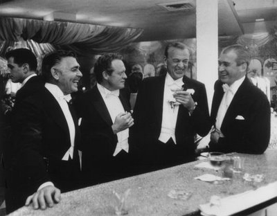 Clark Gable, Van Heflin, Gary Cooper and James Stewart