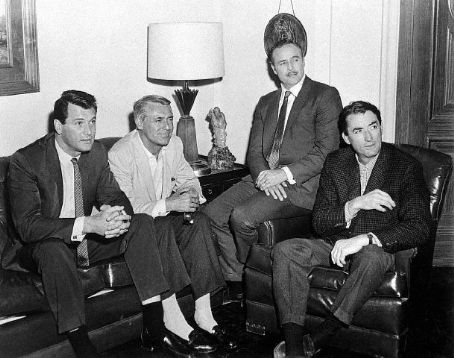 Rock Hudson, Cary Grant, Brando e Gregory Peck