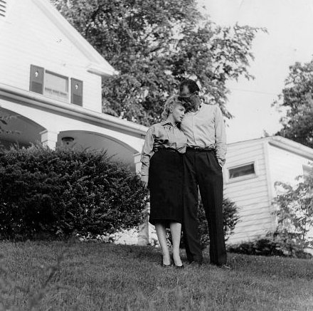 Con il suo terzo marito Arthur Miller