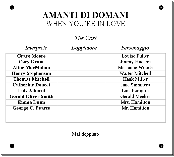 Amanti di domani When You're in Love (1937) CIAKHOLLYWOOD